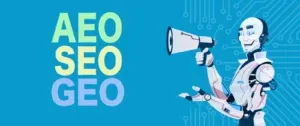 seo geo aeo ai robot