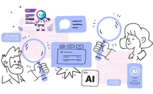 How to Improve AI Search Visibility Fast animated concept