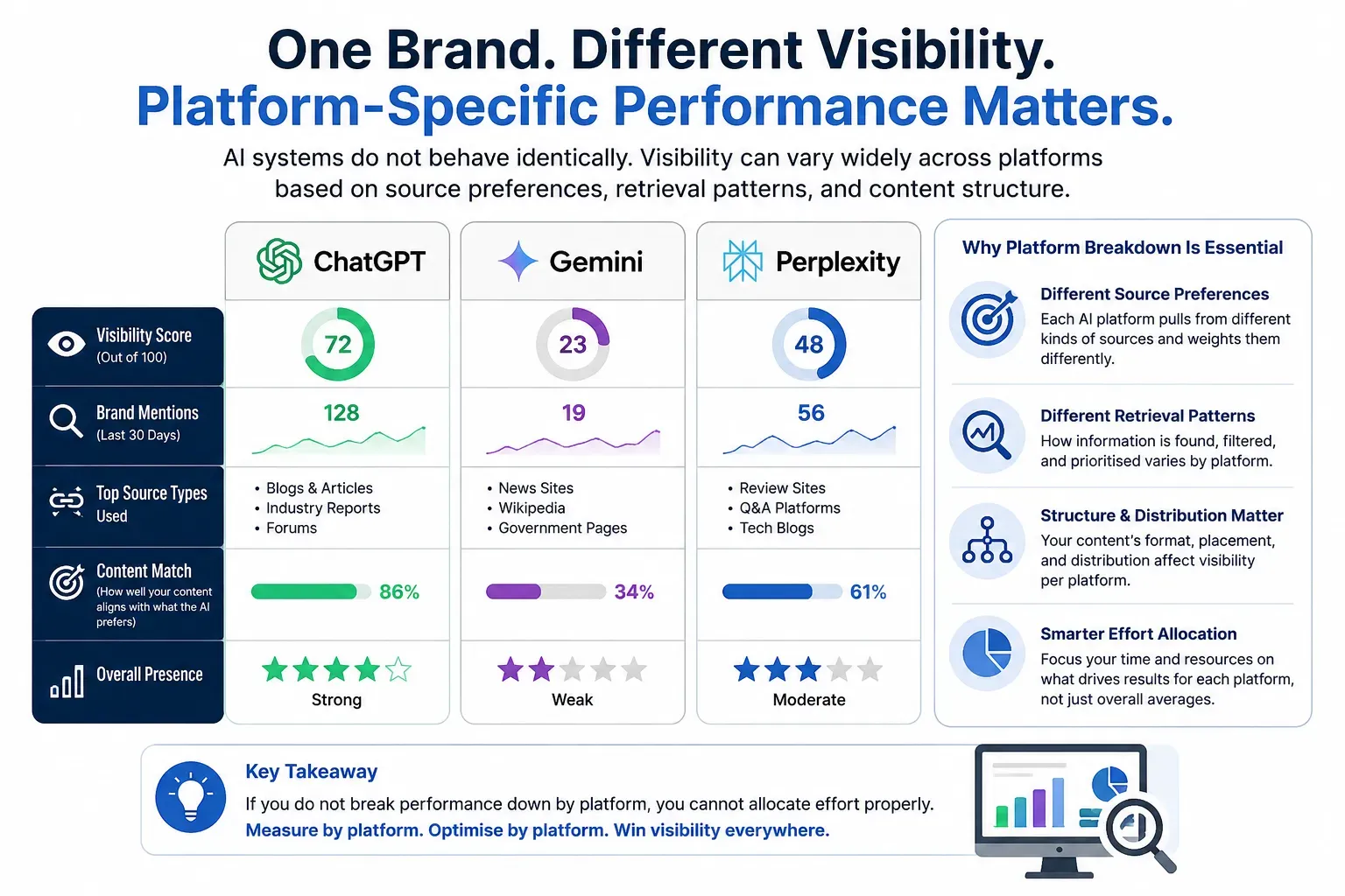 ai brand different visibility infograph