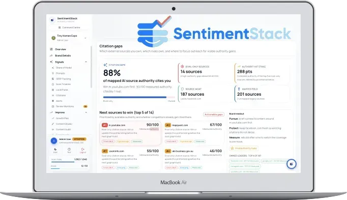 Citation tracking in SentimentStack