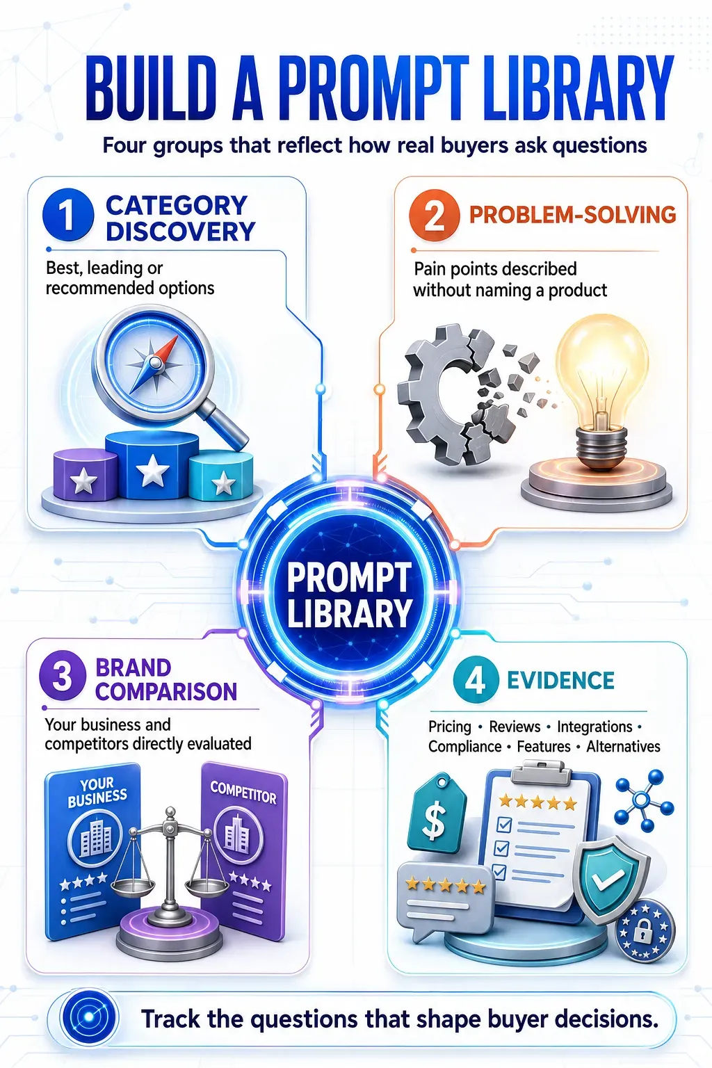 build a prompt library infographic