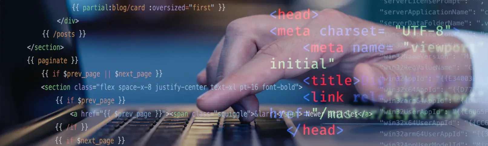 Web development architecture and code
