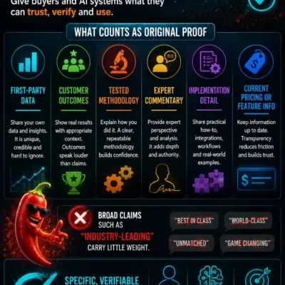 AI Overview Optimisation Guide for Brands Infographic