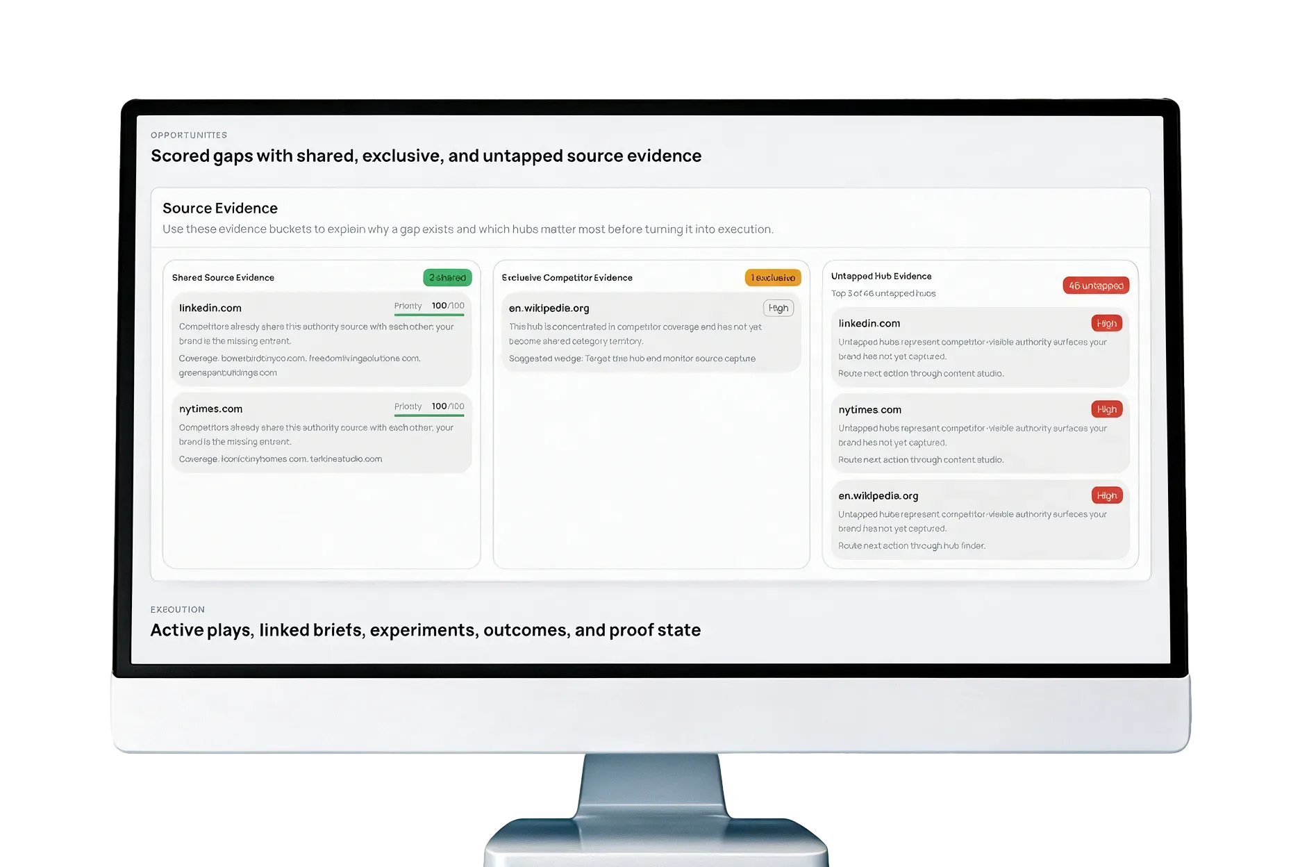 AI citation audit measures Sentimentdtack Gap Screenshot