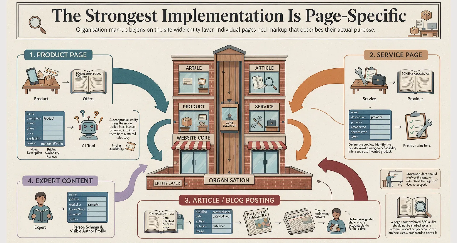 Best Schema for AI Citations Infographic
