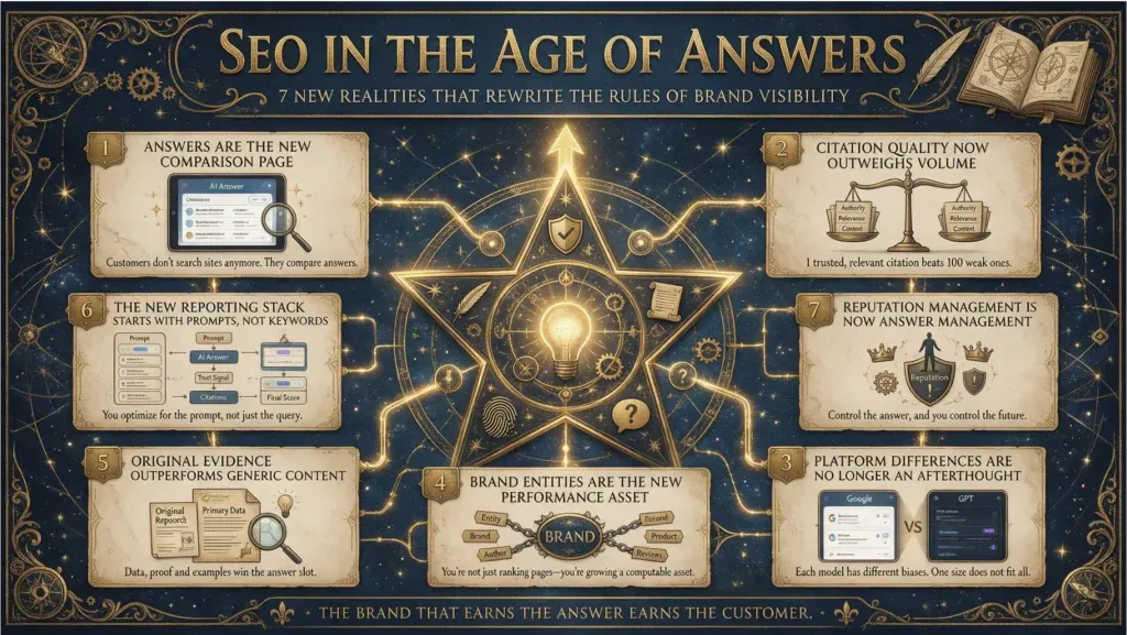 Generative Search Trends Reshaping Brand Visibility Infographic