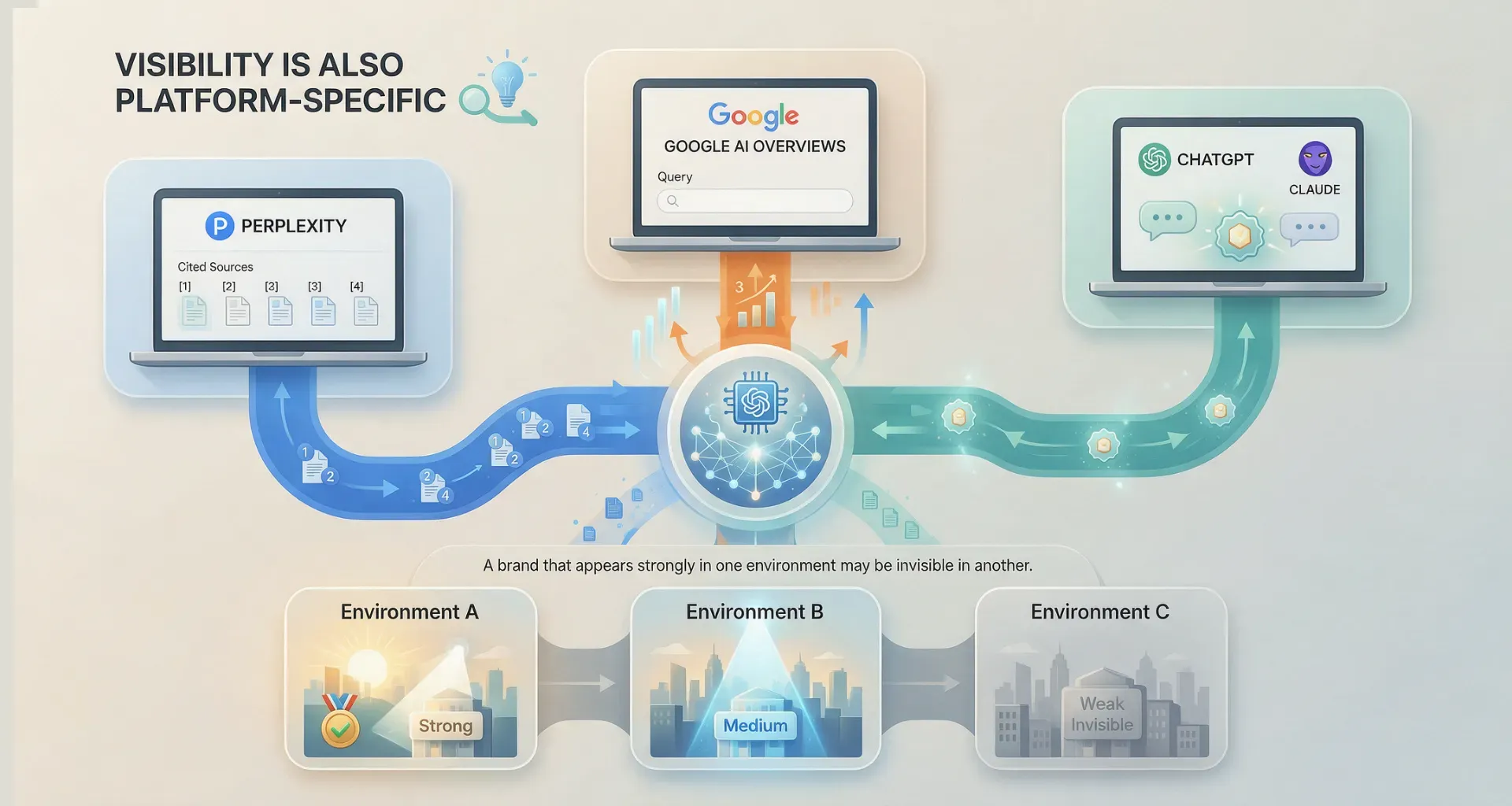 ai visibility platform specific infographic.
